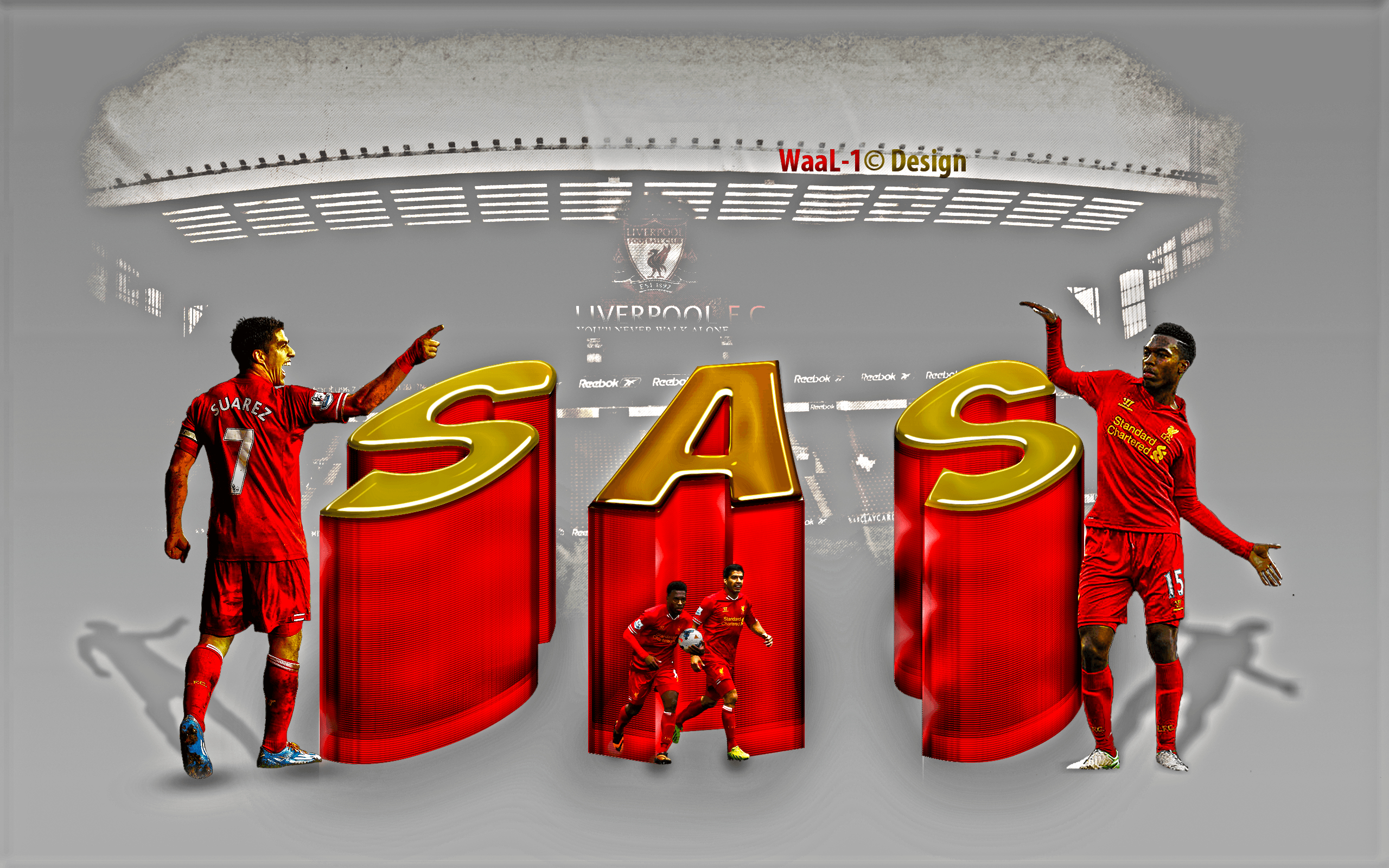 2560x1600 SAS (Suarez And Sturridge) Wallpaper 2014, Desktop