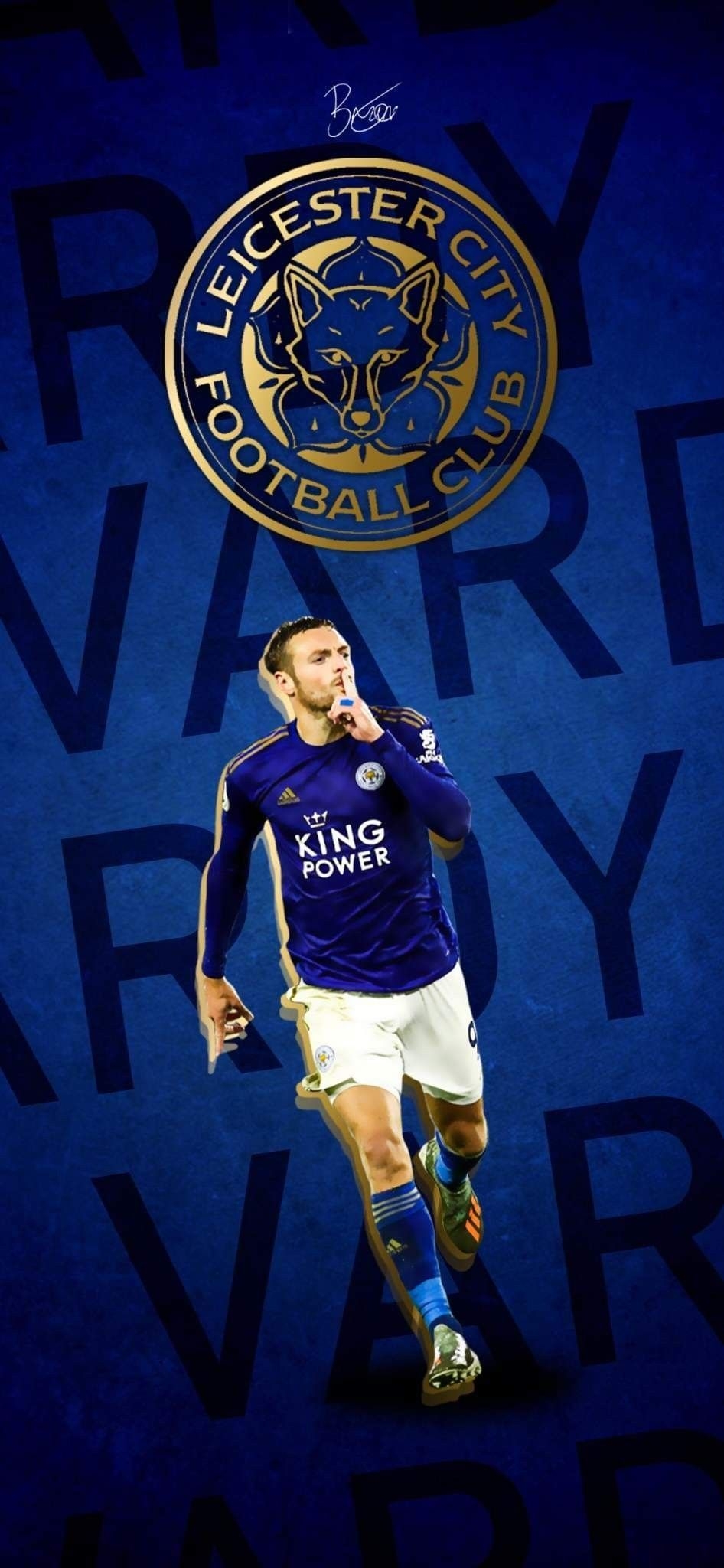 950x2050 Vardy Wallpaper. Leicester city football, Leicester city football club, Leicester city wallpaper, Phone