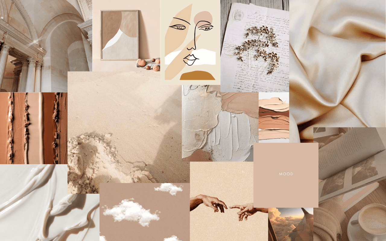 1280x800 Beige Aesthetic Laptop Wallpaper Free Beige Aesthetic Laptop Background, Desktop