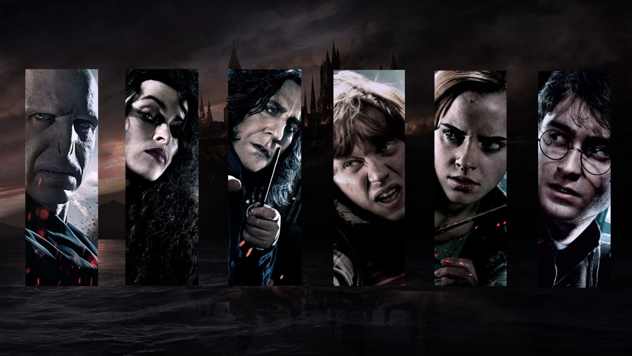 2050x1160 Wallpaper Harry Potter Characters Collage, Movies • Wallpaper For You HD Wallpaper For Desktop & Mobile, Desktop