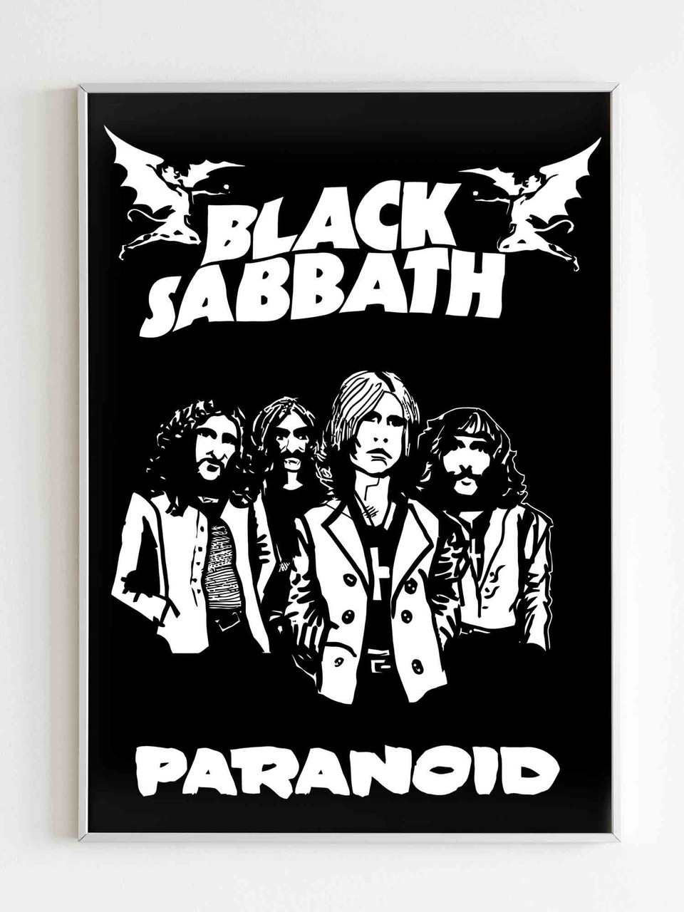 960x1280 Black Sabbath Paranoid Poster, Phone