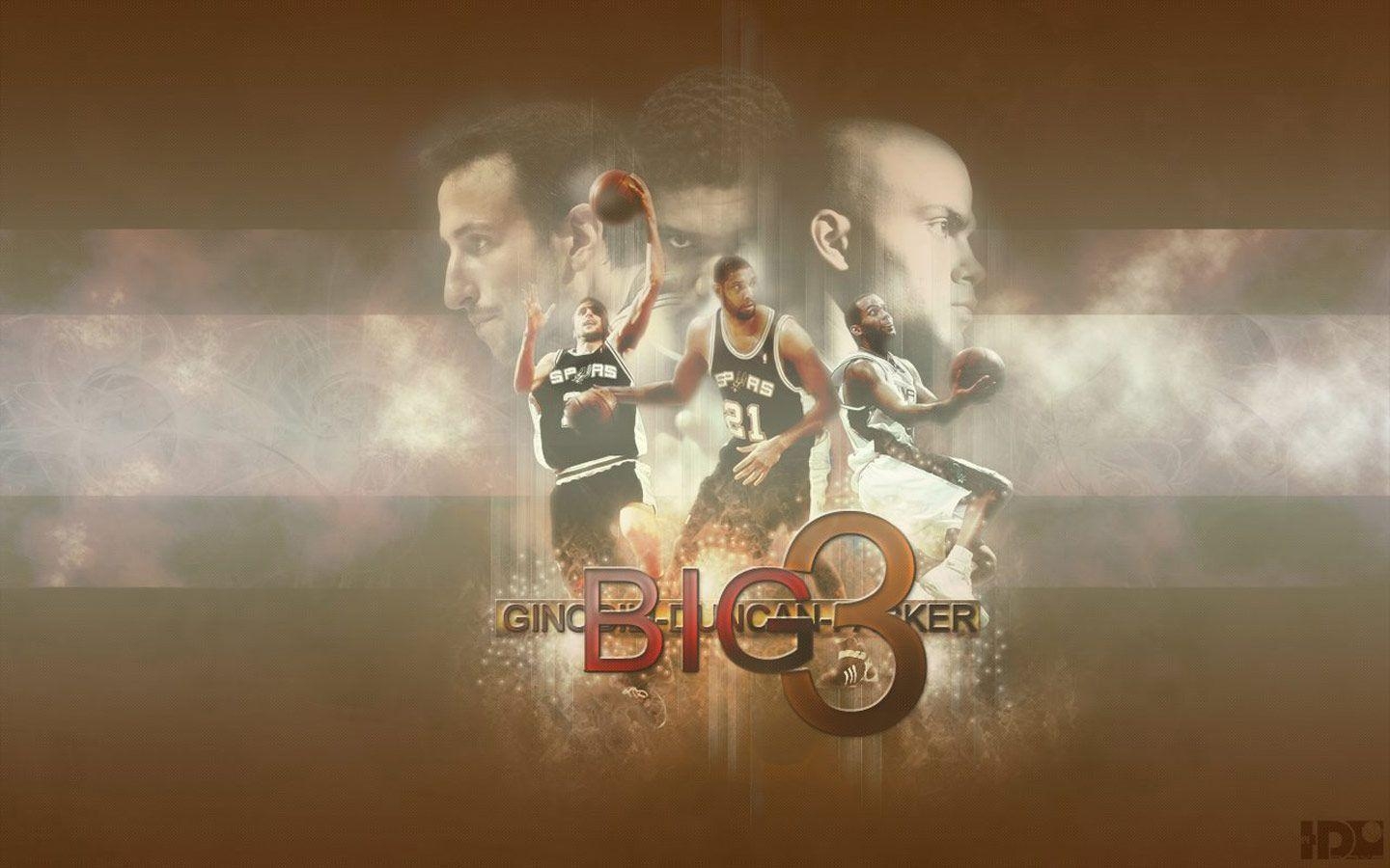 1440x900 San Antonio Spurs Big 3 Widescreen Wallpaper. Basketball, Desktop