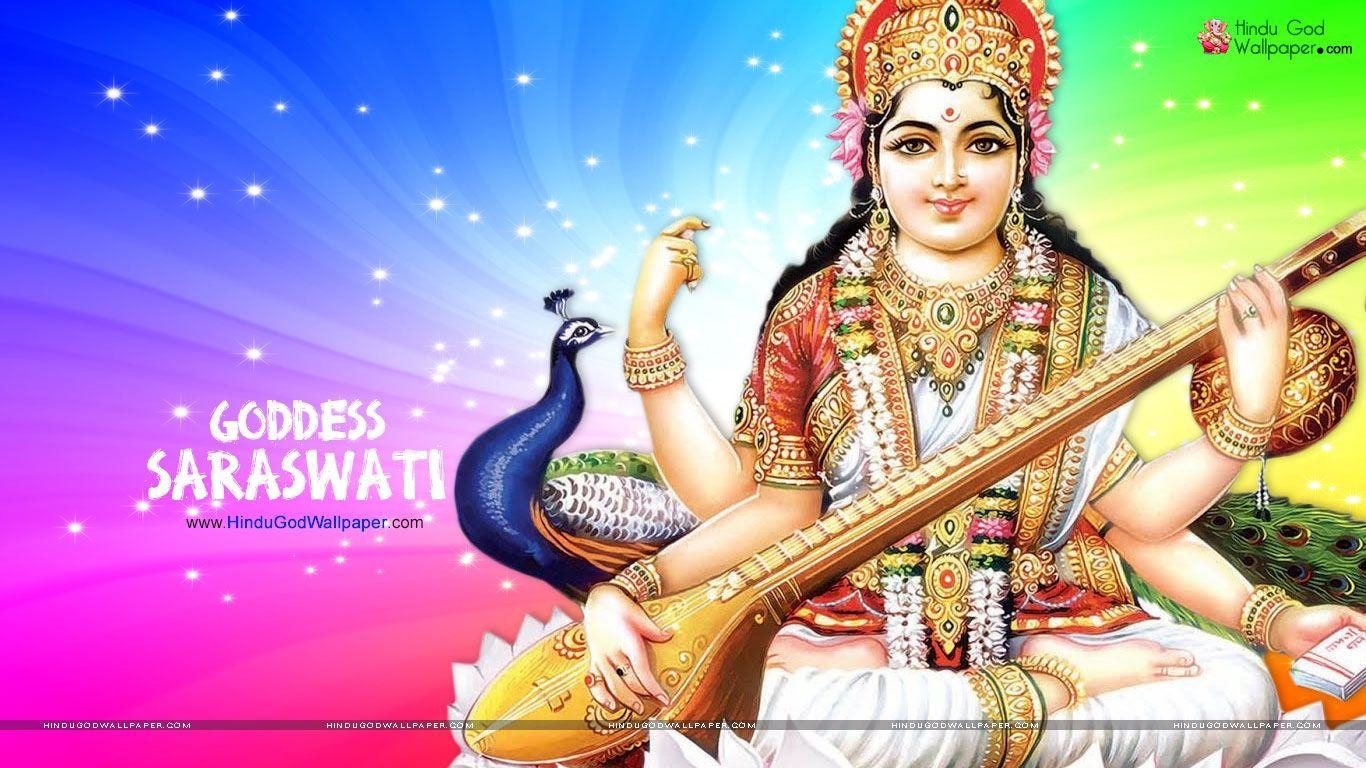 1370x770 Saraswati Wallpaper  HD Free Download, Desktop