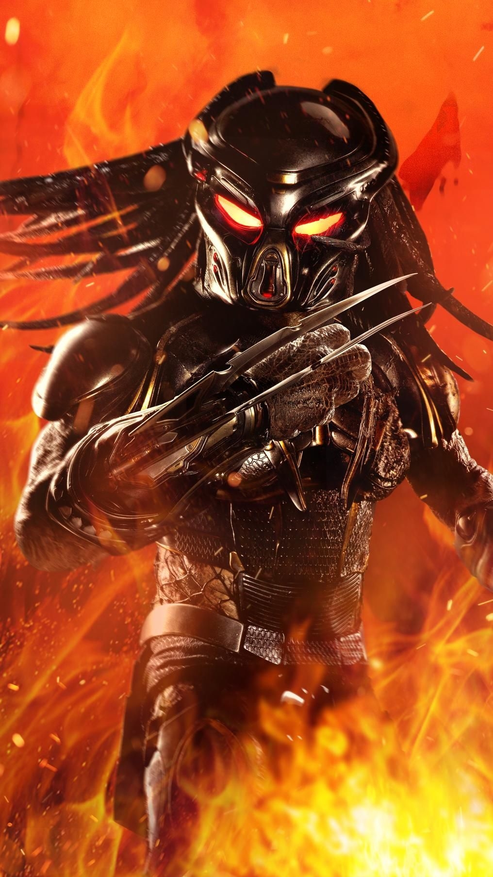 1020x1810 The Predator (2018) Phone Wallpaper. Moviemania. Predator alien, Phone