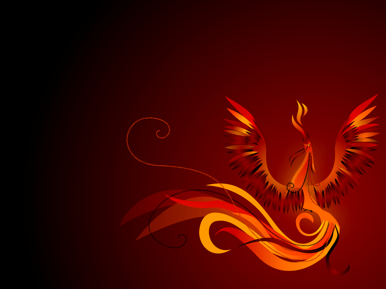 1280x960 Cool Phoenix Bird Wallpaper, Desktop