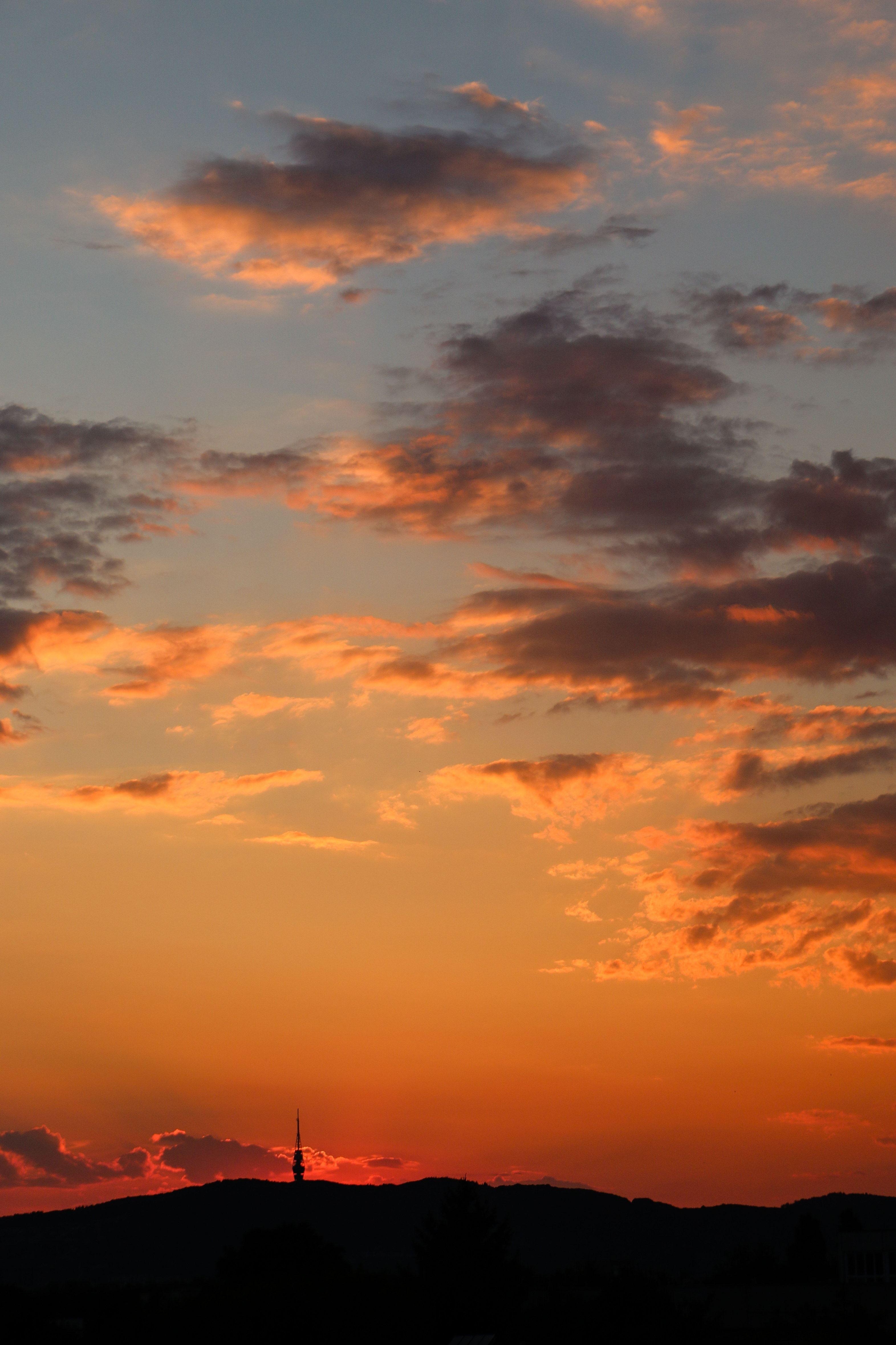 3150x4720 orange sky free image, Phone