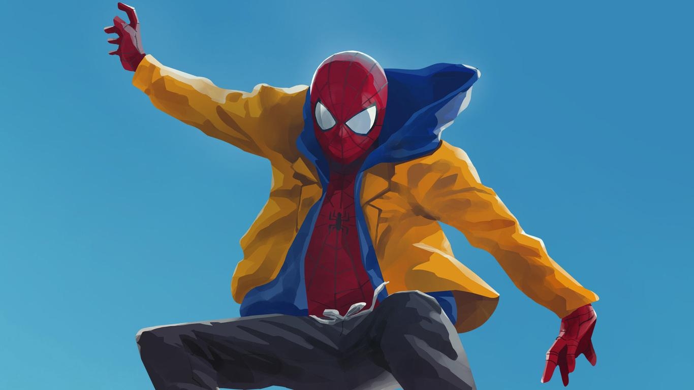 1370x770 Spiderman Into The Spider Verse Wallpaper, Desktop