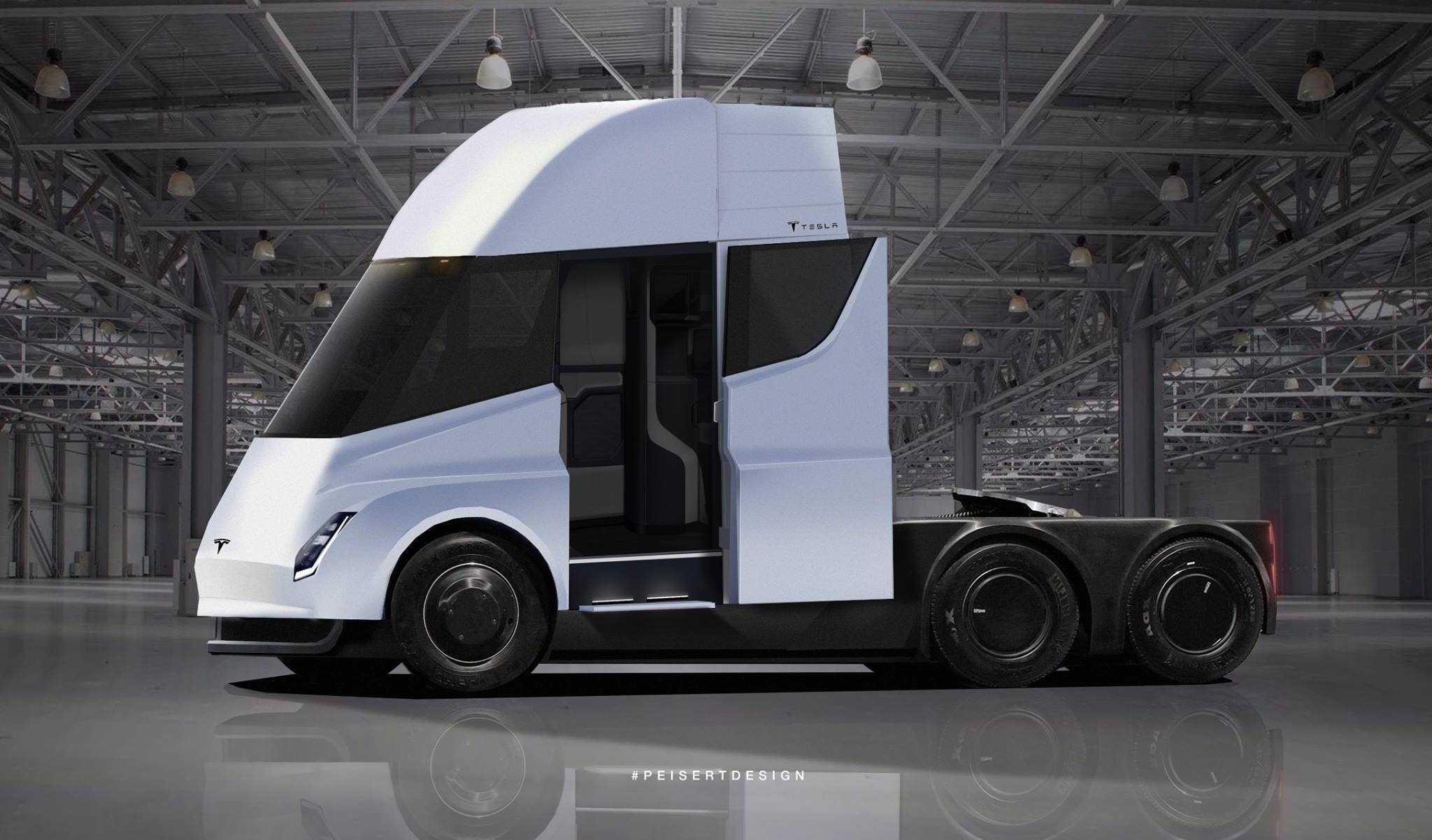 2050x1210 Tesla Semi News, Desktop