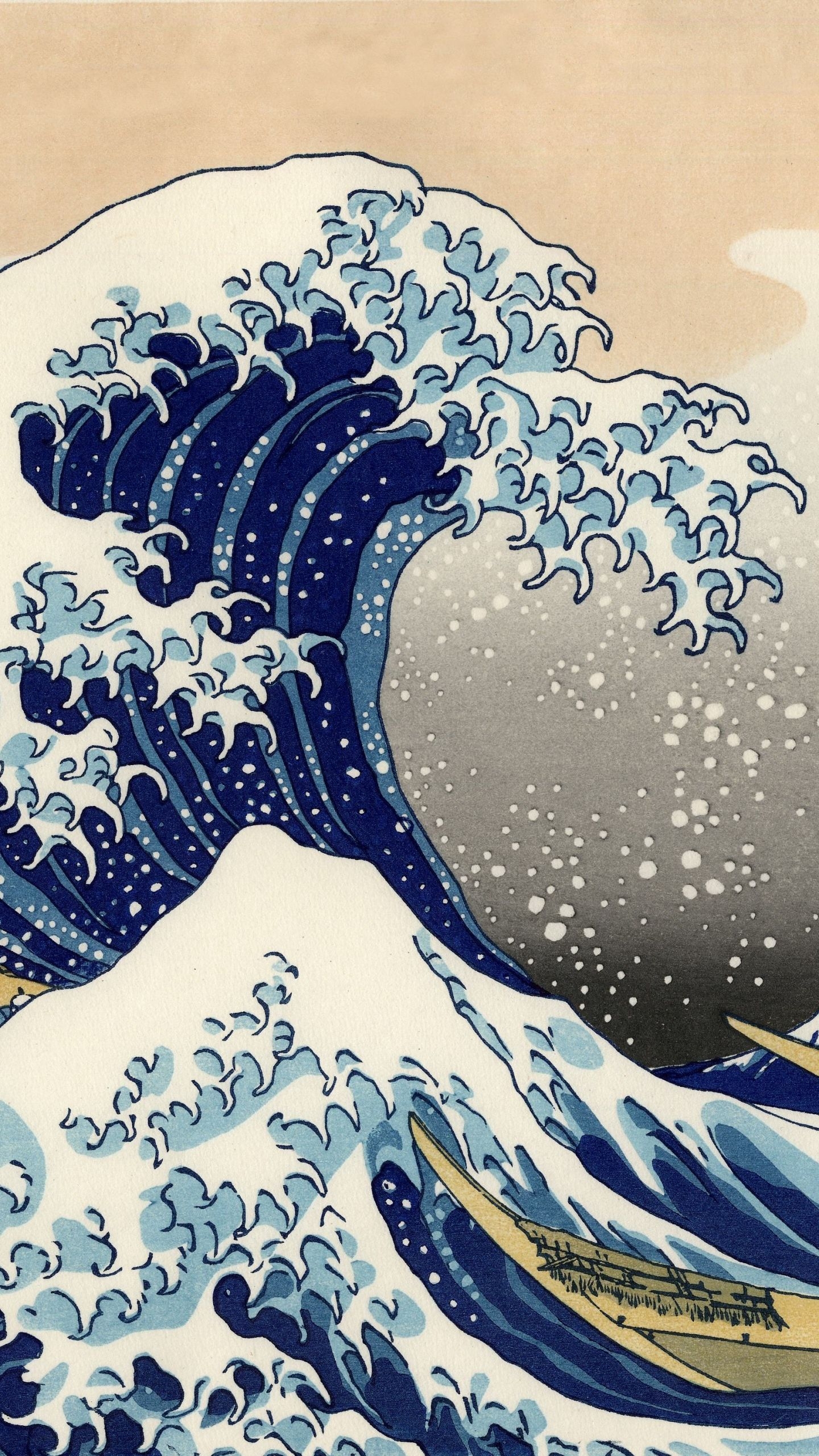 1440x2560 Japanese Wave iPhone Wallpaper Free Japanese Wave iPhone, Phone