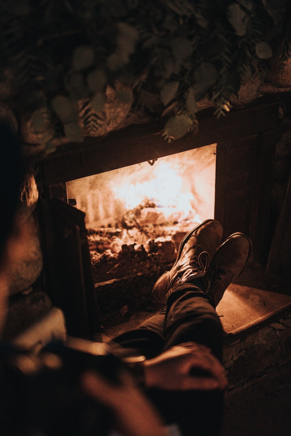 1000x1500 Cozy Fireplace Picture. Download Free, Phone