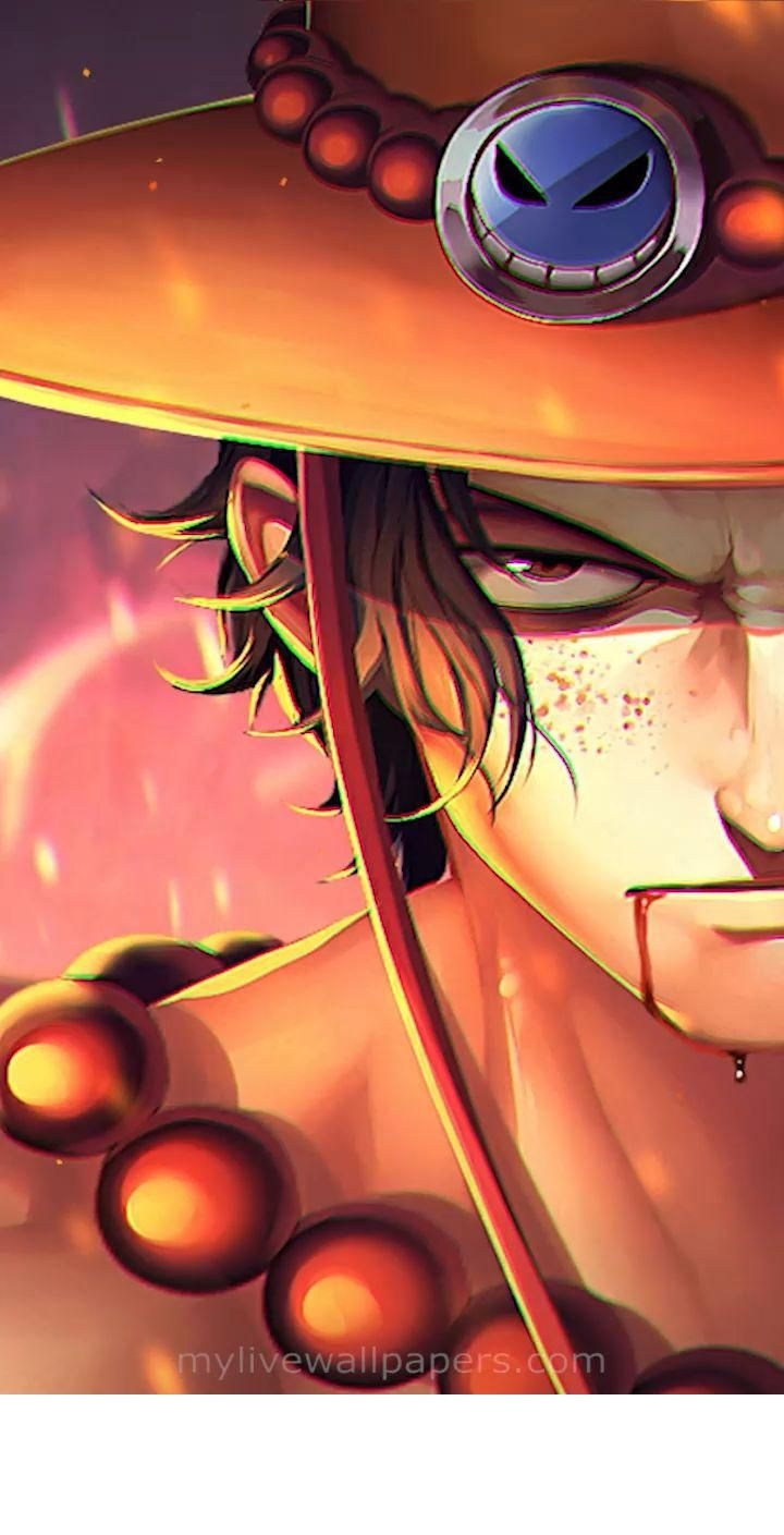 720x1410 Portgas D. Ace. One Piece. Live Wallpaper. Live wallpaper, One piece wallpaper iphone, Anime wallpaper live, Phone