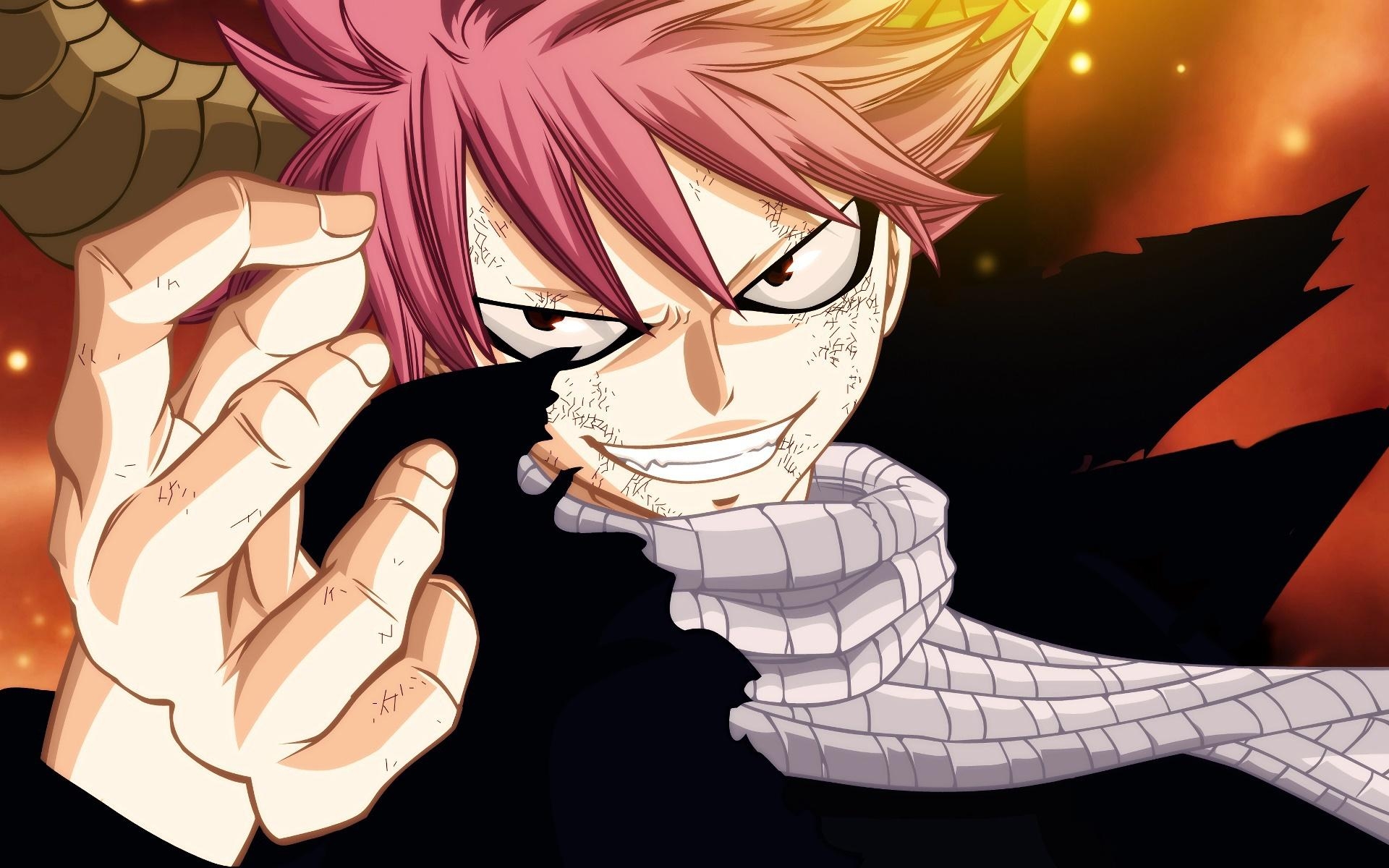 1920x1200 Download wallpaper Fairy Tail, Natsu Dragneel, portrait, main, Desktop