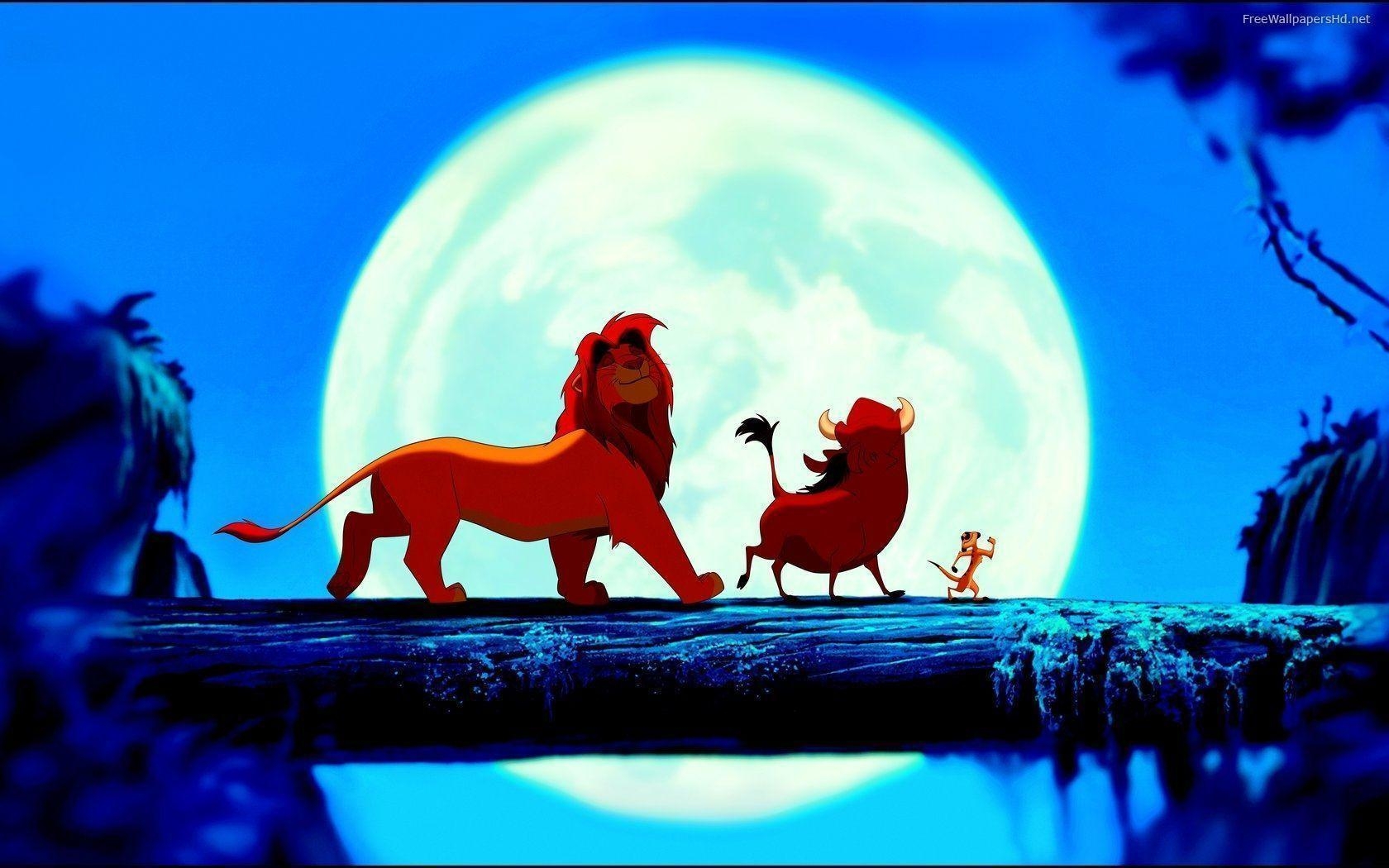 1680x1050 timon and pumba and simba wallpaper HD, Desktop