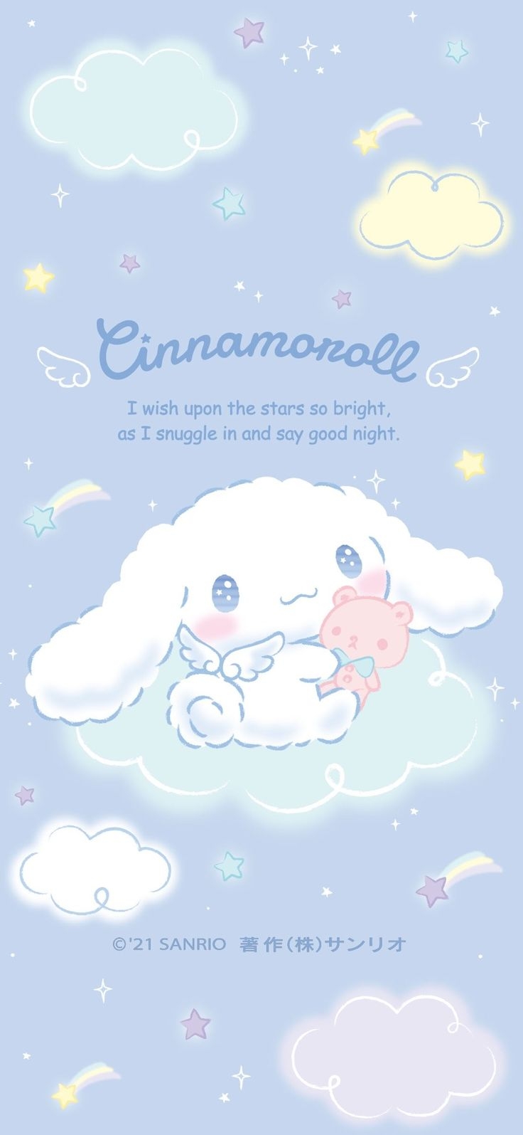 740x1600 Cinnamoroll wallpaper background, Phone