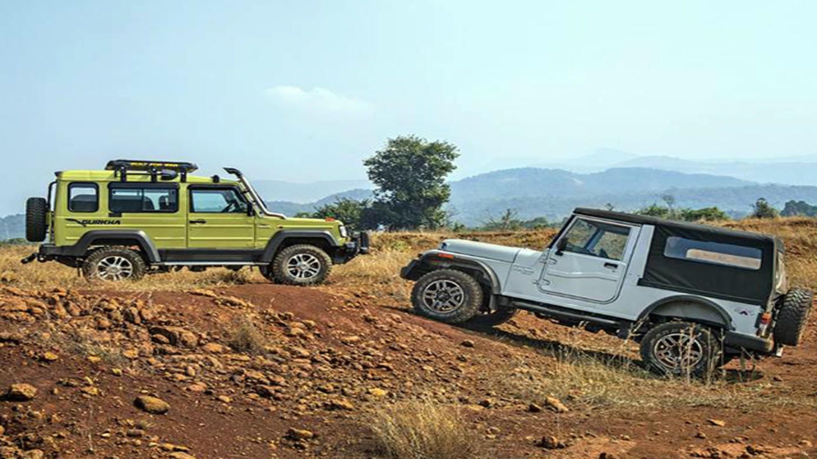 1600x900 Autocar show: Force Gurkha Explorer vs Mahindra Thar CRDe comparison Economic Times Video, Desktop