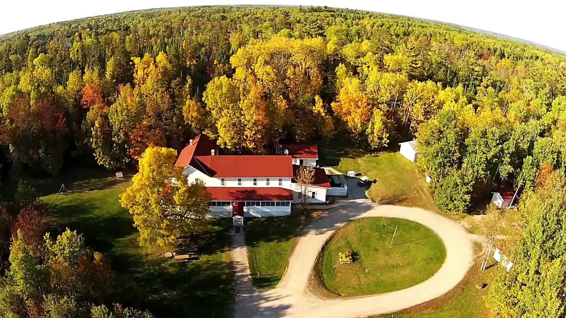 1920x1080 Voyageurs National Park by Drone Kettle Falls Hotel, Desktop