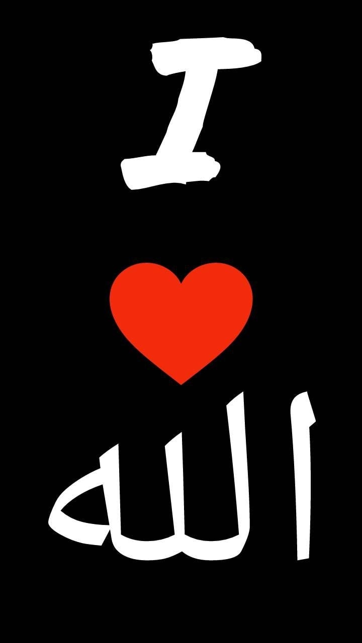 720x1280 I Love Allah wallpaper, Phone