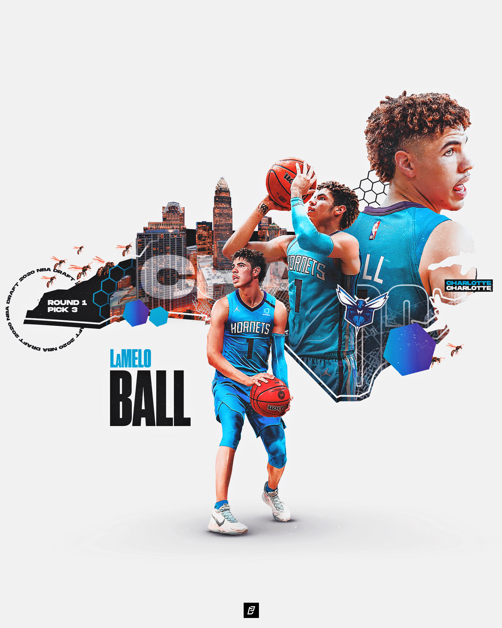 1710x2140 LaMelo Ball x Charlotte Hornets, Phone