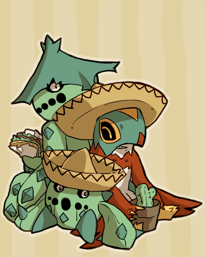 800x1000 Cacnea, Cacturne and Hawlucha Vila mexico. My Mexican Pokémon, Phone