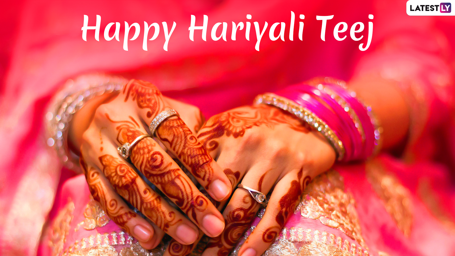 1920x1080 Hariyali Teej Image & HD Wallpaper for Free Download Online: Wish Happy Hariyali Teej 2019 With Beautiful GIF Greetings & WhatsApp Sticker Messages, Desktop