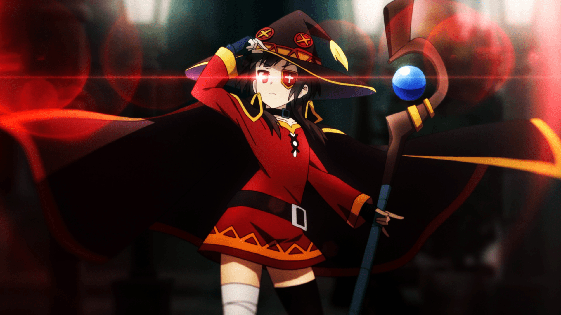 1920x1080 Kono Subarashii Sekai ni Shukufuku wo!, #Megumin, #anime, Desktop