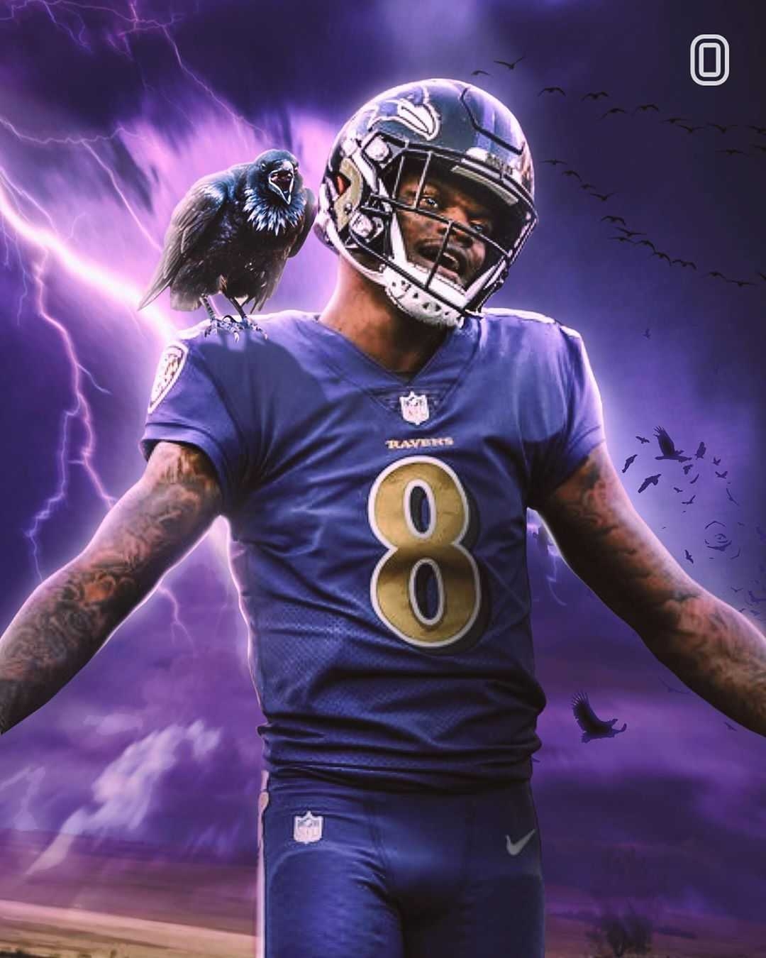 1080x1350 Lamar Jackson Wallpaper, Phone