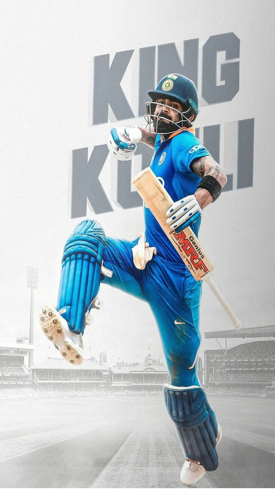 1080x1920 Download King Virat Kohli HD Art Wallpaper, Phone