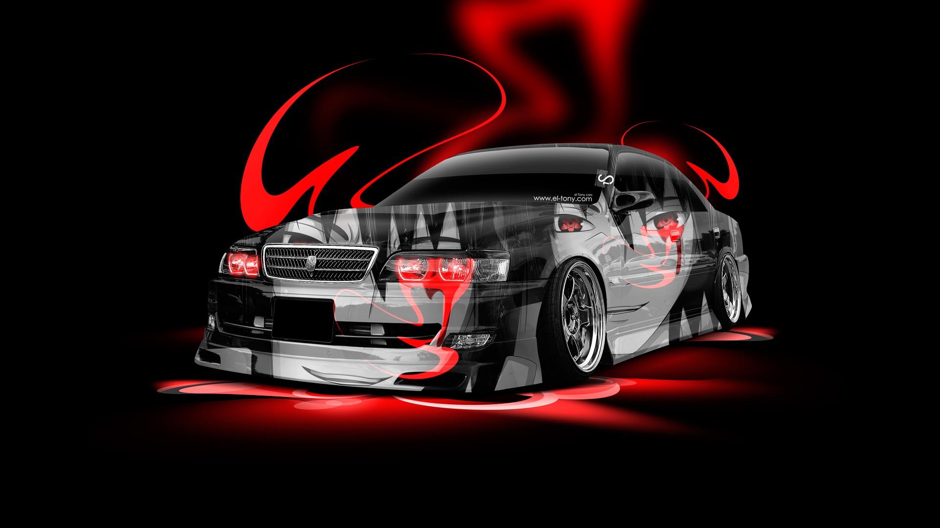 1920x1080 Otomodif Wallpaper: TOYOTA CHASER JZX100 ANIME AEROGRAPHY, Desktop