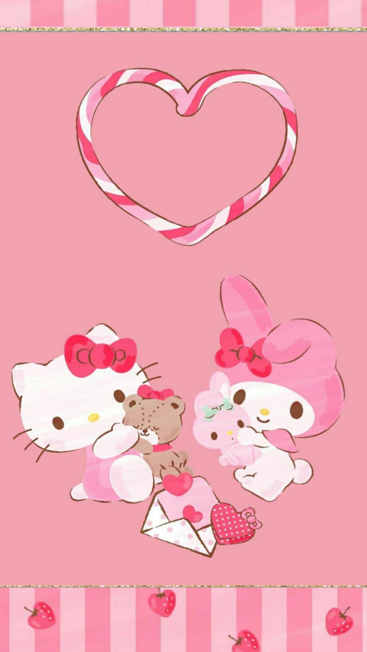 1250x2210 Valentines Hello Kitty Wallpaper Download, Phone