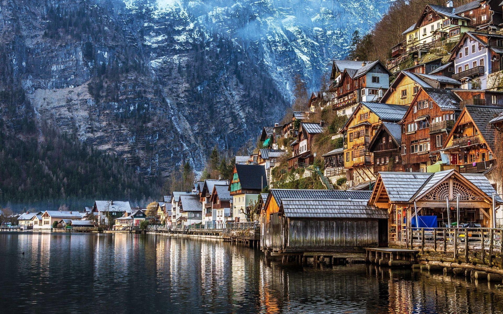 1920x1200 Hallstatt Austria HD Wallpaper, Desktop