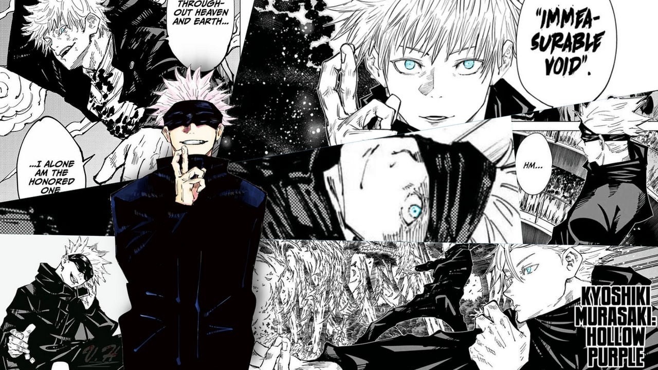 1280x720 Jujutsu Kaisen Collage Wallpaper, Desktop