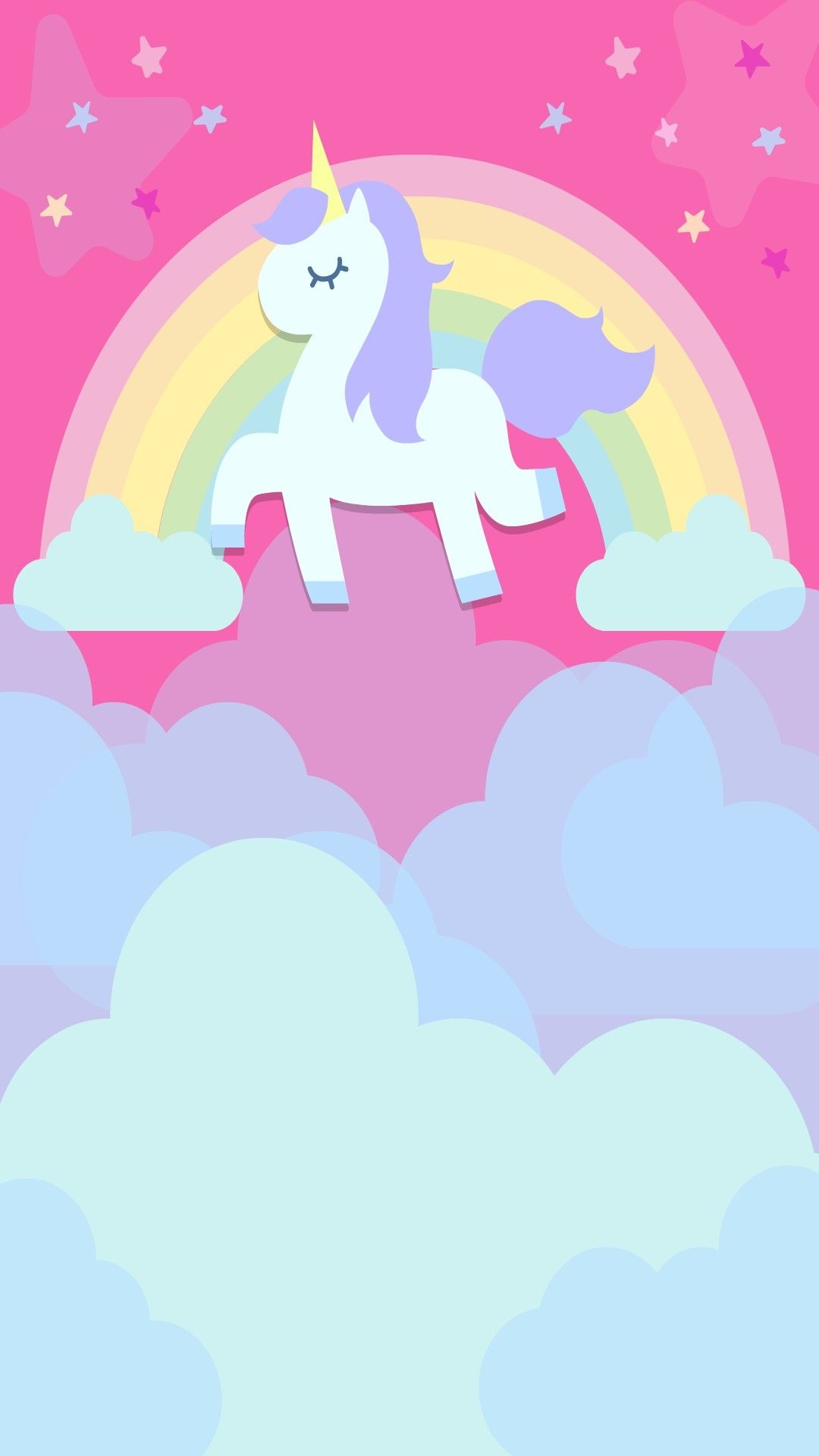 1080x1920 Blue Unicorn Wallpaper Free Blue Unicorn Background, Phone