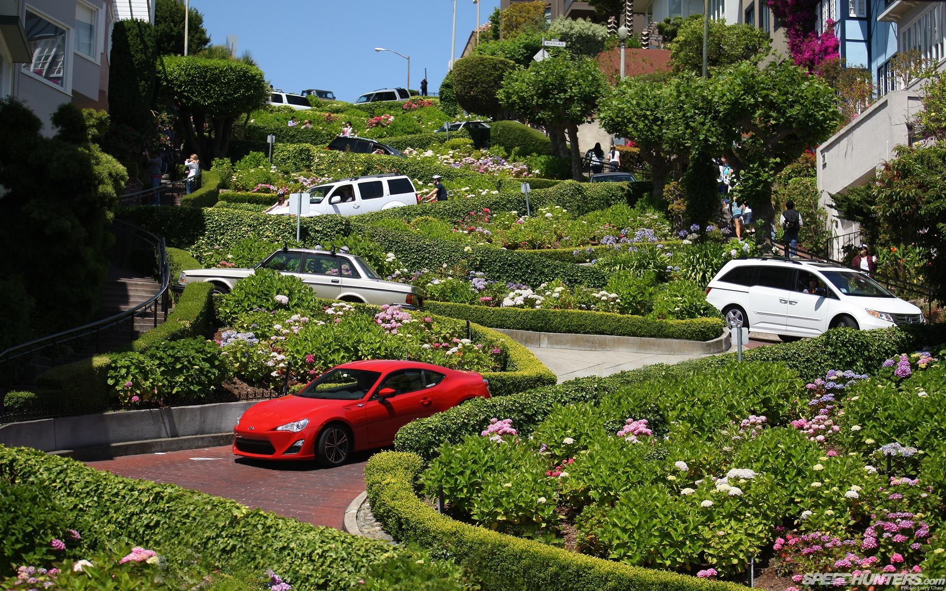 1920x1200 Lombard street, san francisco, california, art wallpaper. other, Desktop