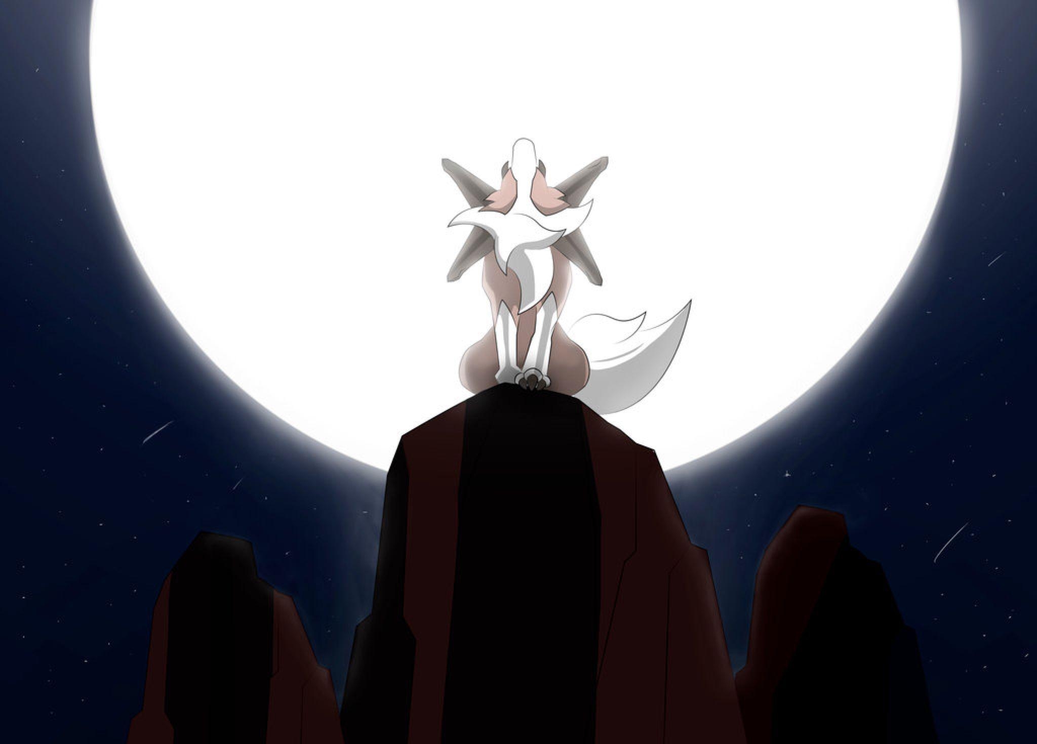 2050x1470 Lycanroc to the Moon. Pokemon, Desktop