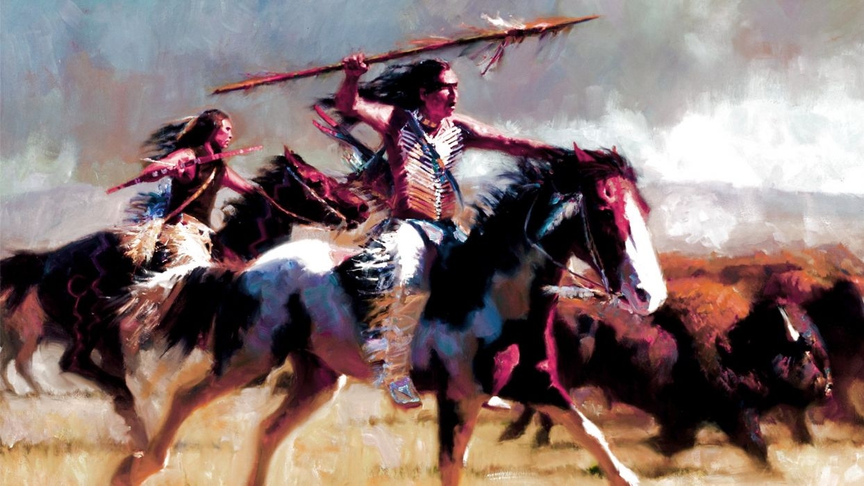 1250x700 NATIVE AMERICAN western indian art artwork painting people warrior wallpaperx1080, Desktop