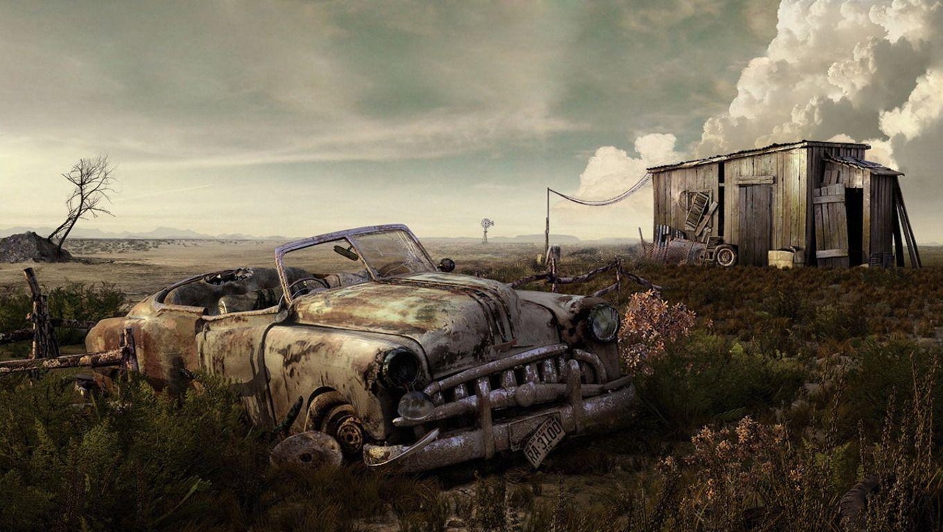 1360x770 Wasteland Wallpaper, Desktop