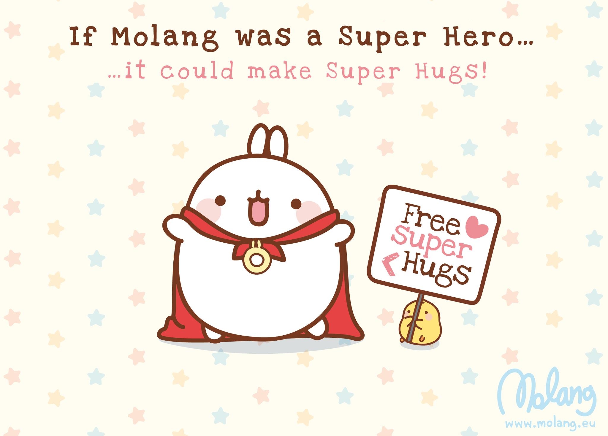 2050x1470 best - Molang - image. Kawaii, Rabbit, Desktop