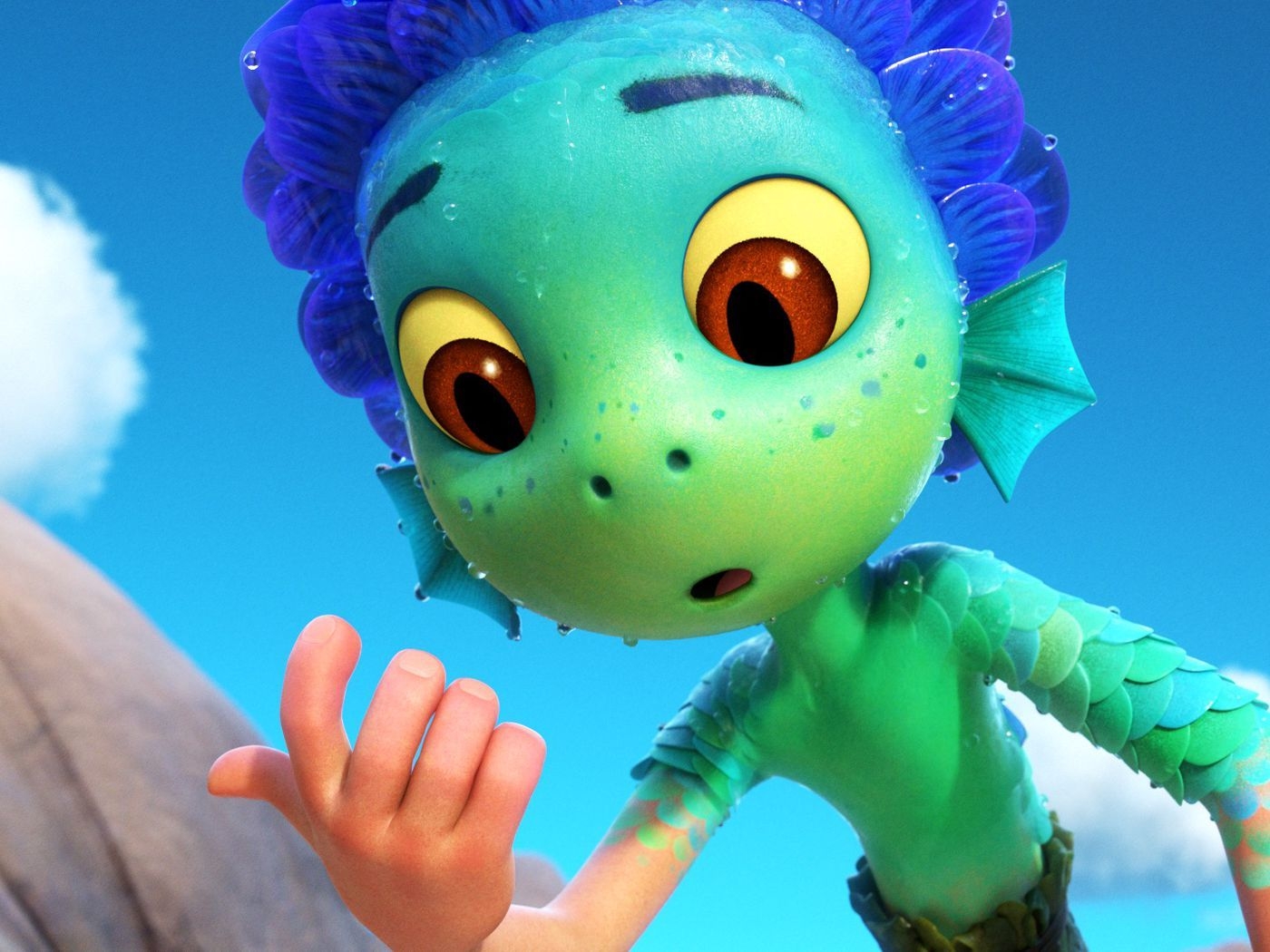 1400x1050 How Pixar created Luca's adorable, transforming sea monsters, Desktop