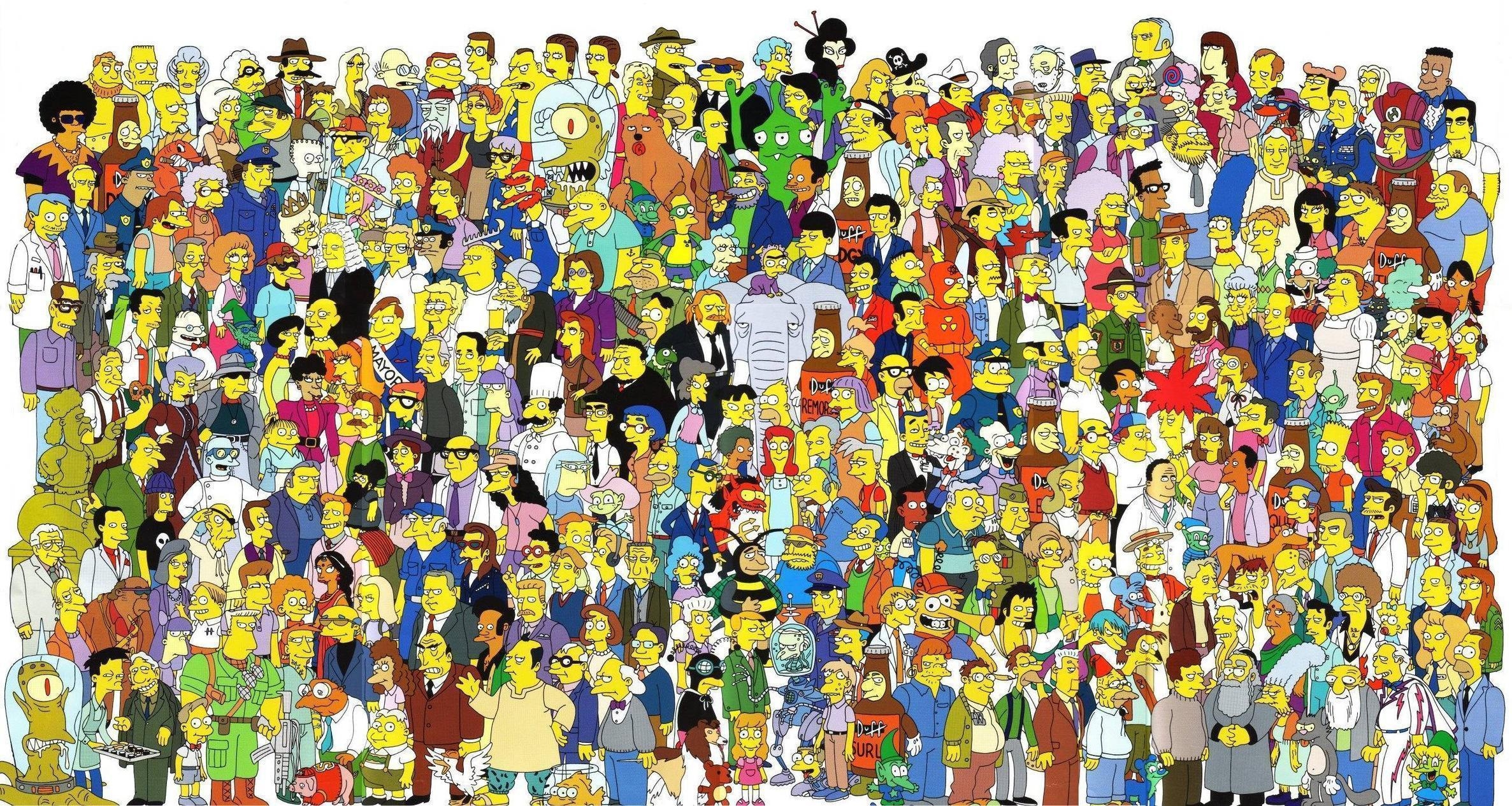 2380x1270 tntn photo All the Simpsons Characters, Desktop