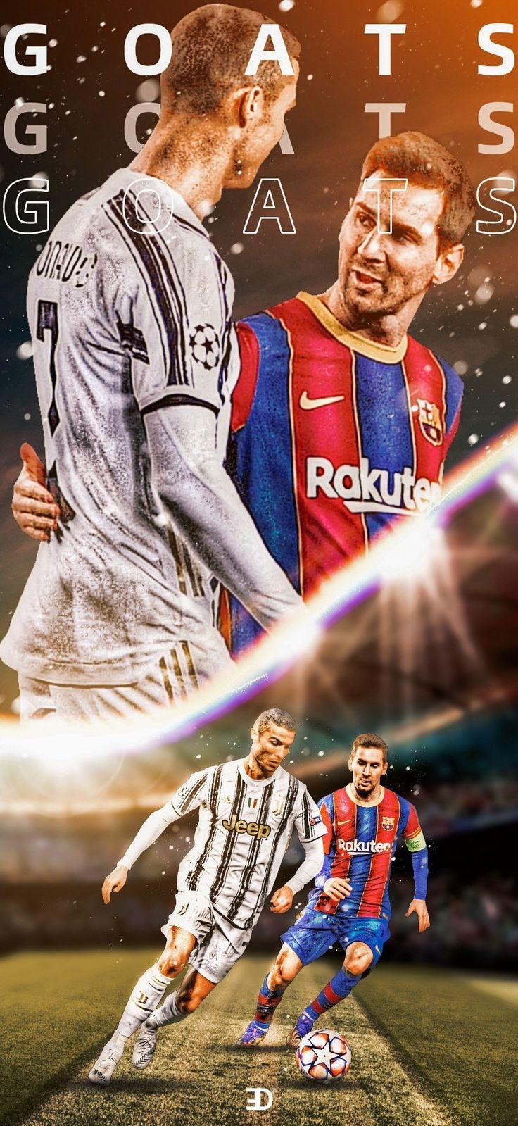 740x1600 Ronaldo × Messi. Ronaldo, Messi and ronaldo, Messi and ronaldo wallpaper, Phone