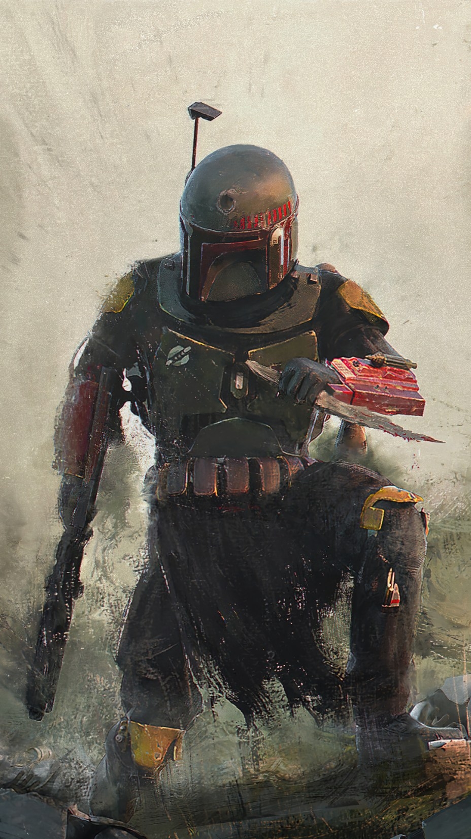 930x1650 Boba Fett The Mandalorian Wallpaper For Tech, Phone