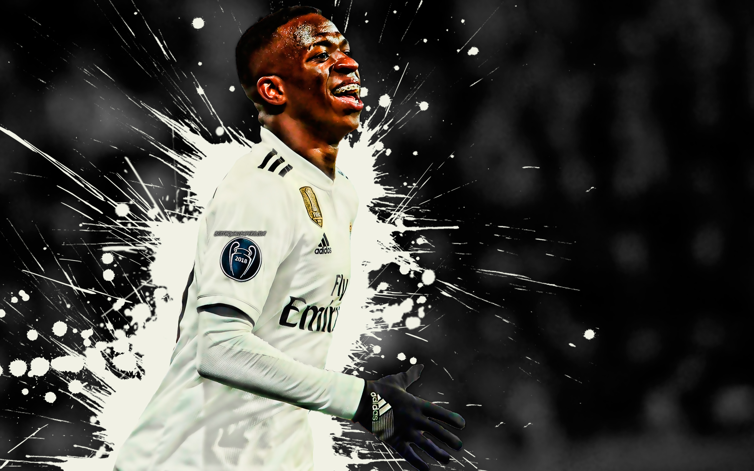 2560x1600 Download wallpaper Vinicius Junior, 4k, Desktop