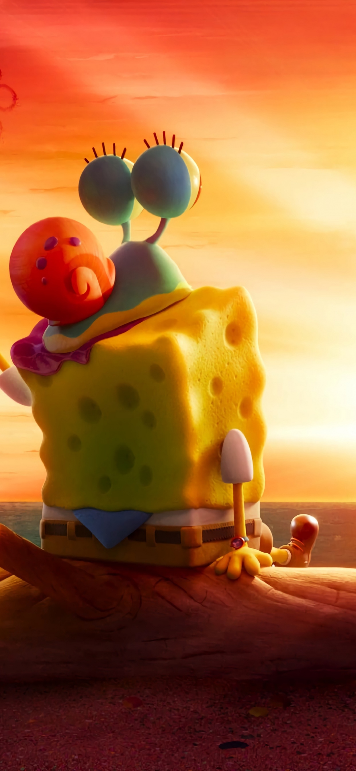 1250x2690 SpongeBob Wallpaper 4K, Gary the Snail, Animation movies, Phone