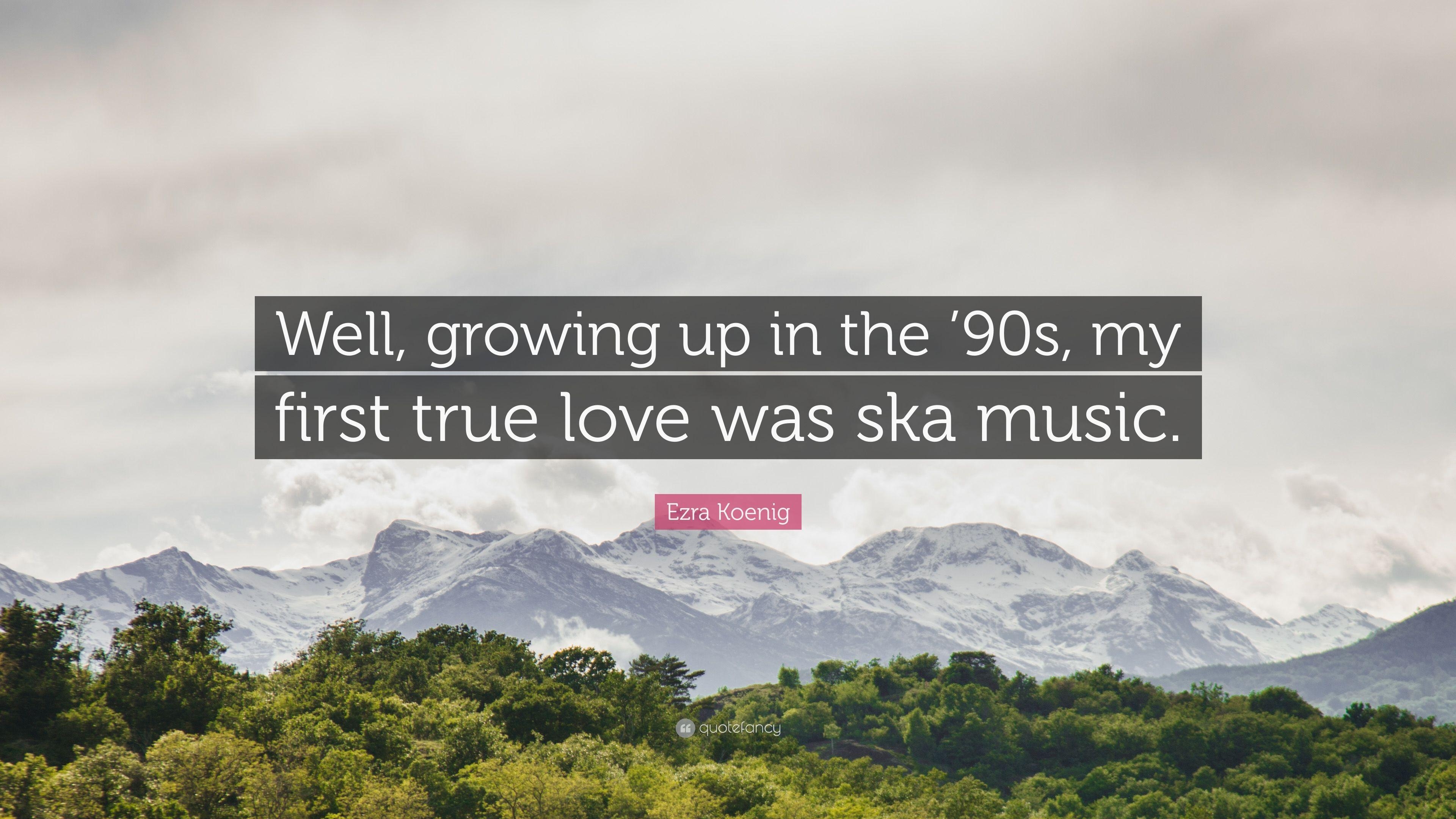 3840x2160 Ezra Koenig Quote: “Well, growing up in the '90s, my first true love, Desktop