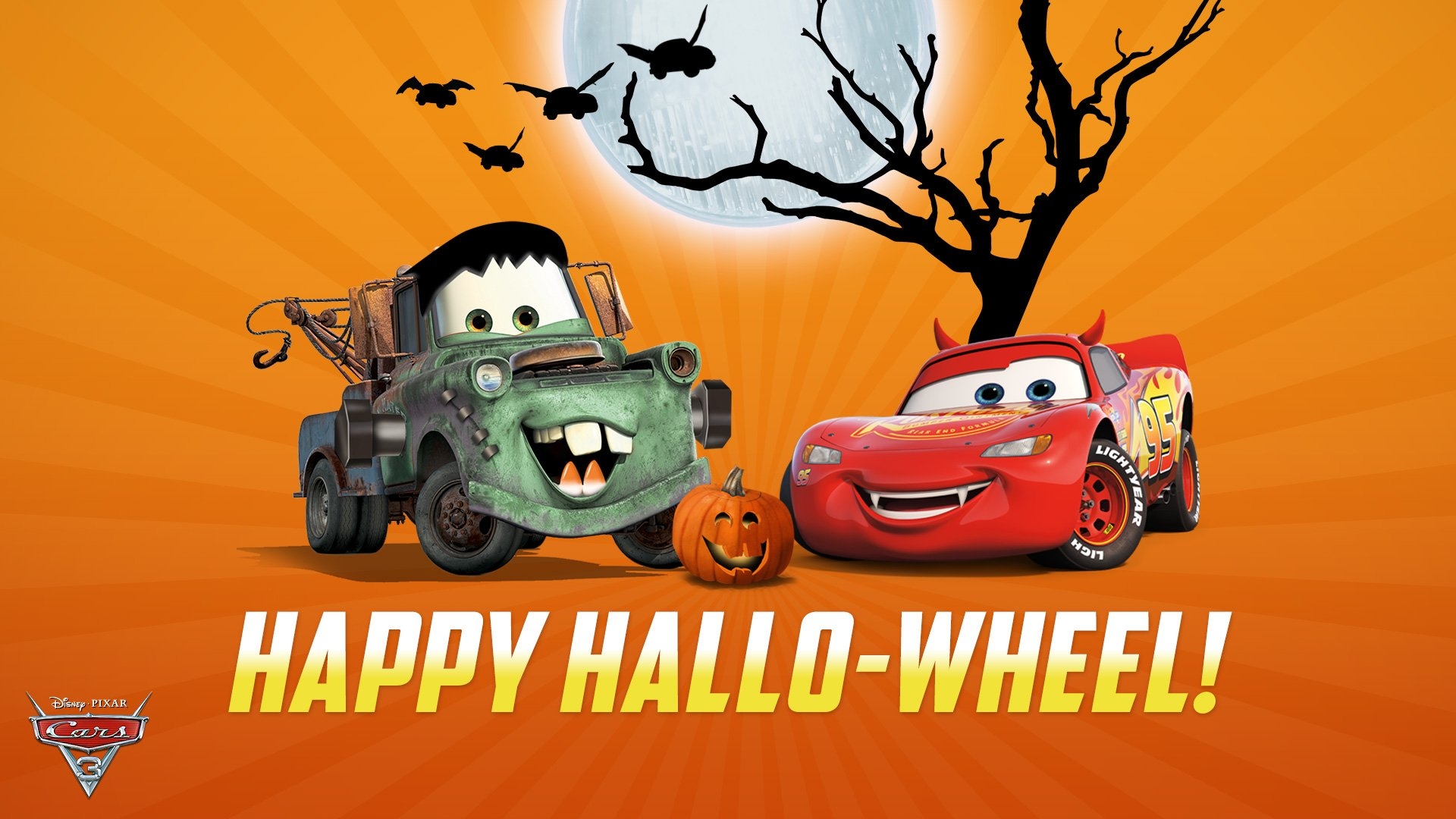 1920x1080 Disney•Pixar's Cars't forget to say “Trick or Beep!”, Desktop