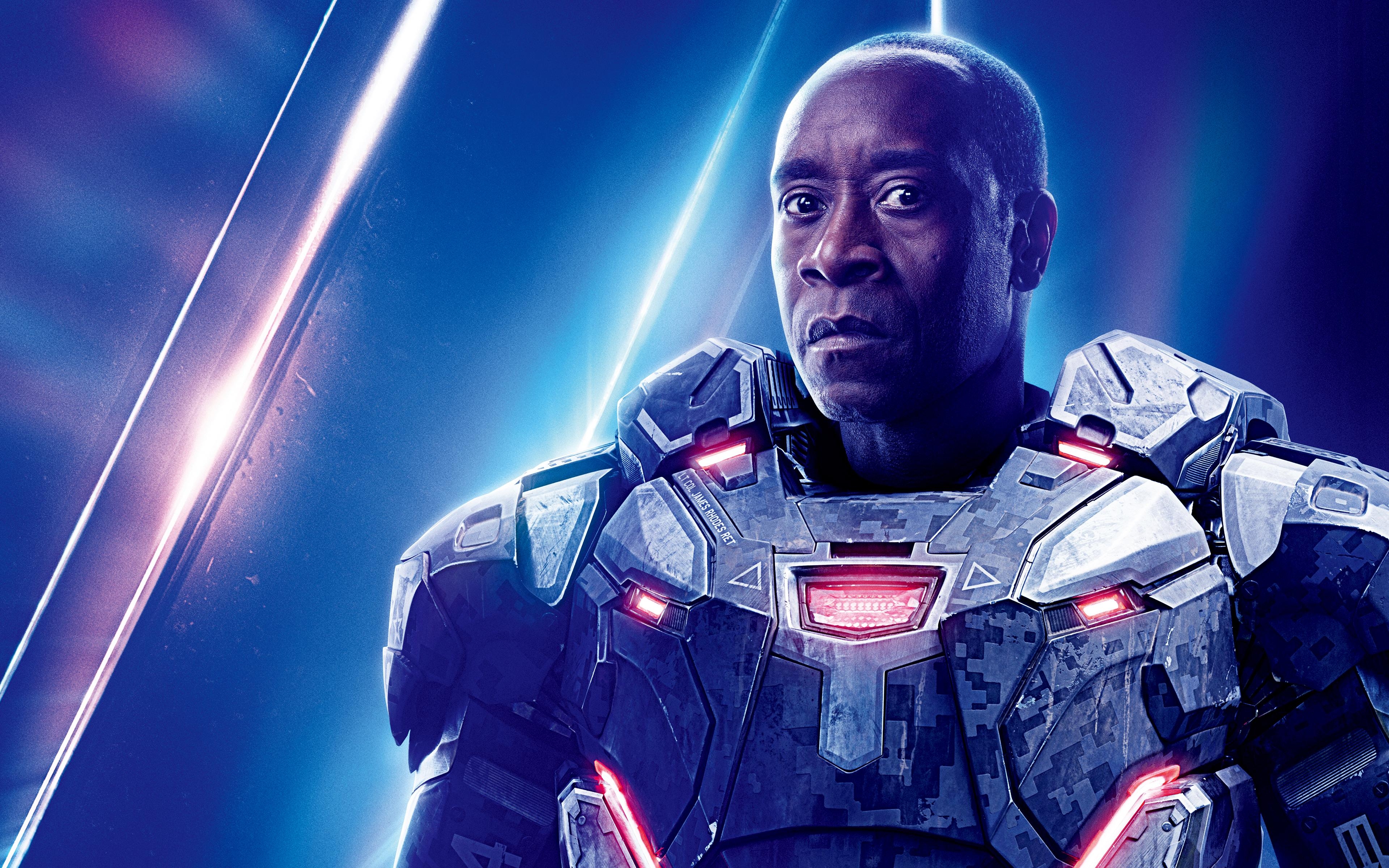 3840x2400 Don Cheadle as War Machine in Avengers Infinity War 5K Wallpaper, Desktop