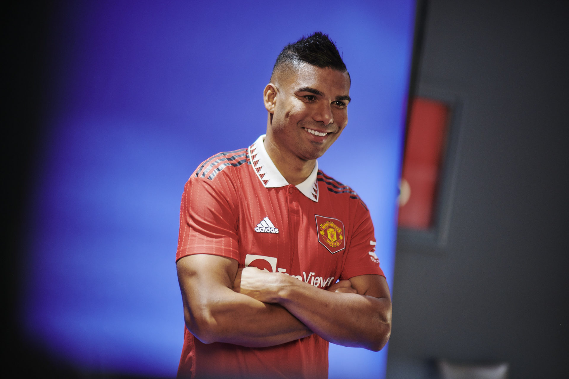 1920x1280 Photos: Casemiro pictured wearing Manchester United kit for first time, Desktop