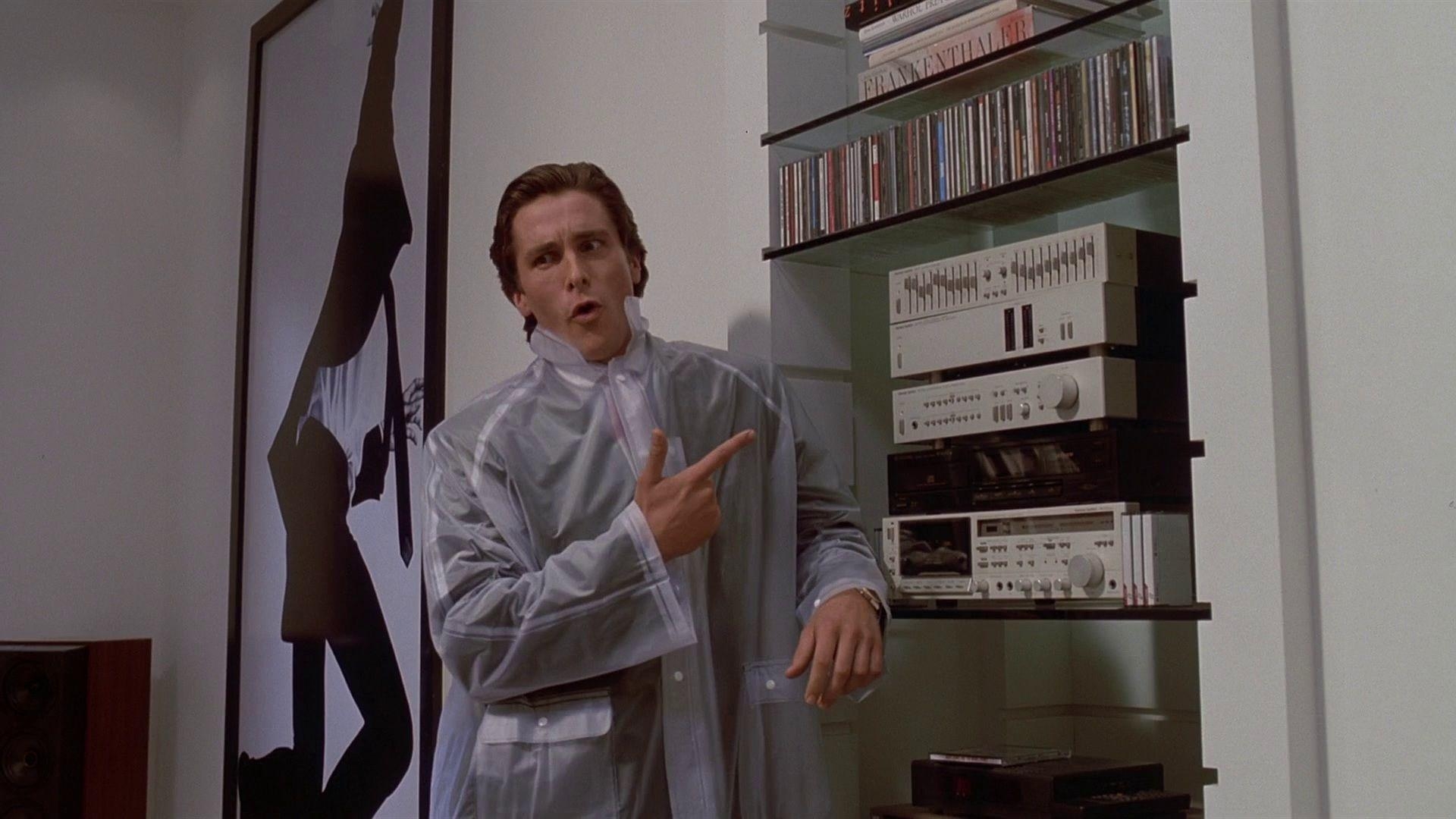 1920x1080 American Psycho, Christian Bale, Patrick Bateman wallpaper, Desktop