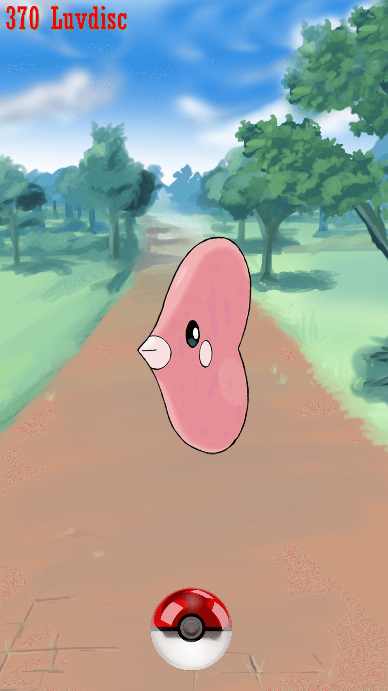 1250x2210 Street Pokeball Luvdisc, Phone