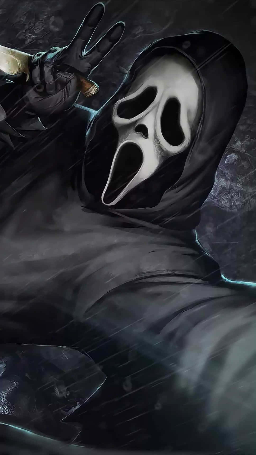 1080x1920 Download Selfie Ghost Face Pfp Wallpaper, Phone